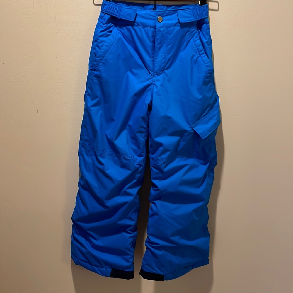 Columbia Bright Blue Kids Snow Pants